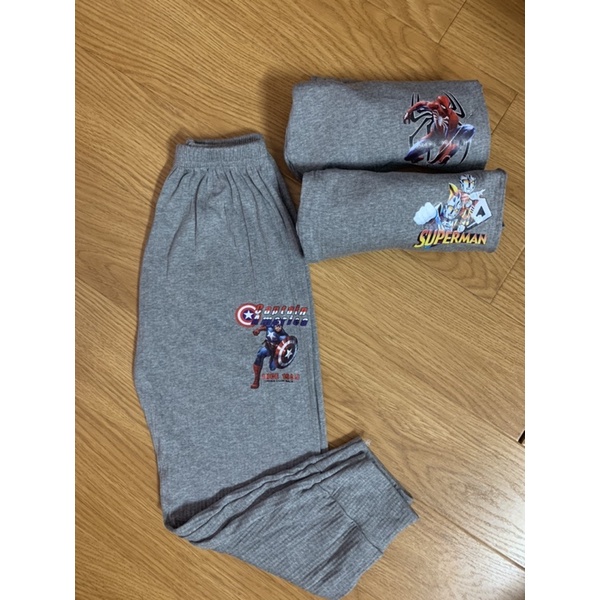 Quần cotton thu đông dài chân bo gấu mặc nhà cho bé trai từ 18-35kg