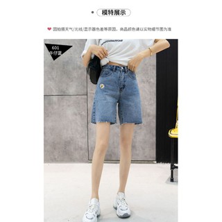 [SIZE 33_ 35] QUẦN NGỐ JEAN BIGGSZIE NỮ HOA CÚC/ NẮP TÚI