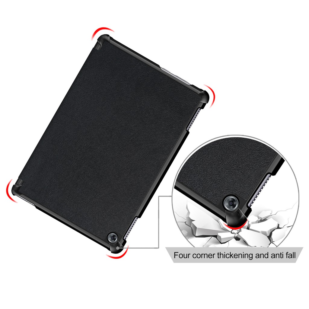 Bao Da Huawei MediaPad M5 Lite 10.1 (2018) Cover Cho Máy Tính Bảng Hỗ Trợ Smart Cover