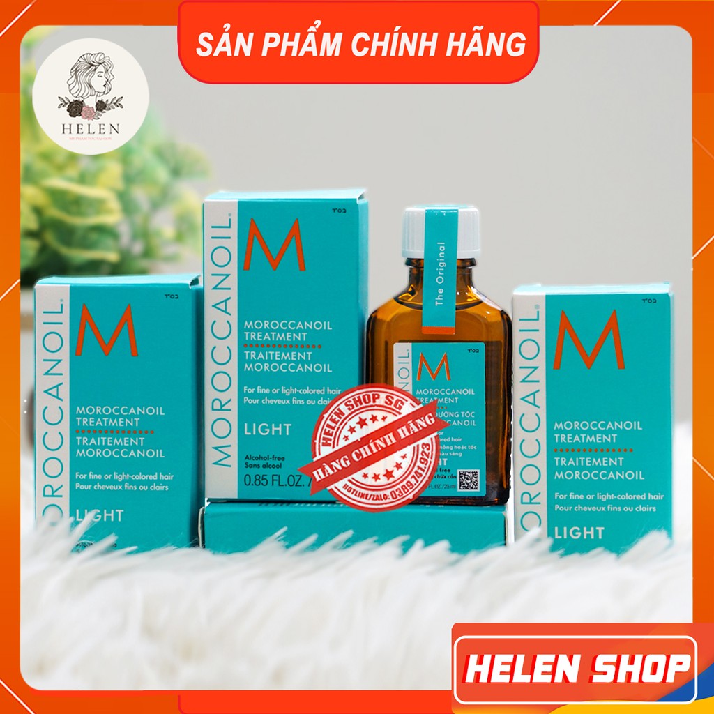 Tinh Dầu Dưỡng Tóc MOROCCANOL Treatment Light 25ML - Hàng Chính Hãng