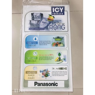 Miếng Dán/Tem Dán Tủ Lạnh PANASONIC (mẫu 5)