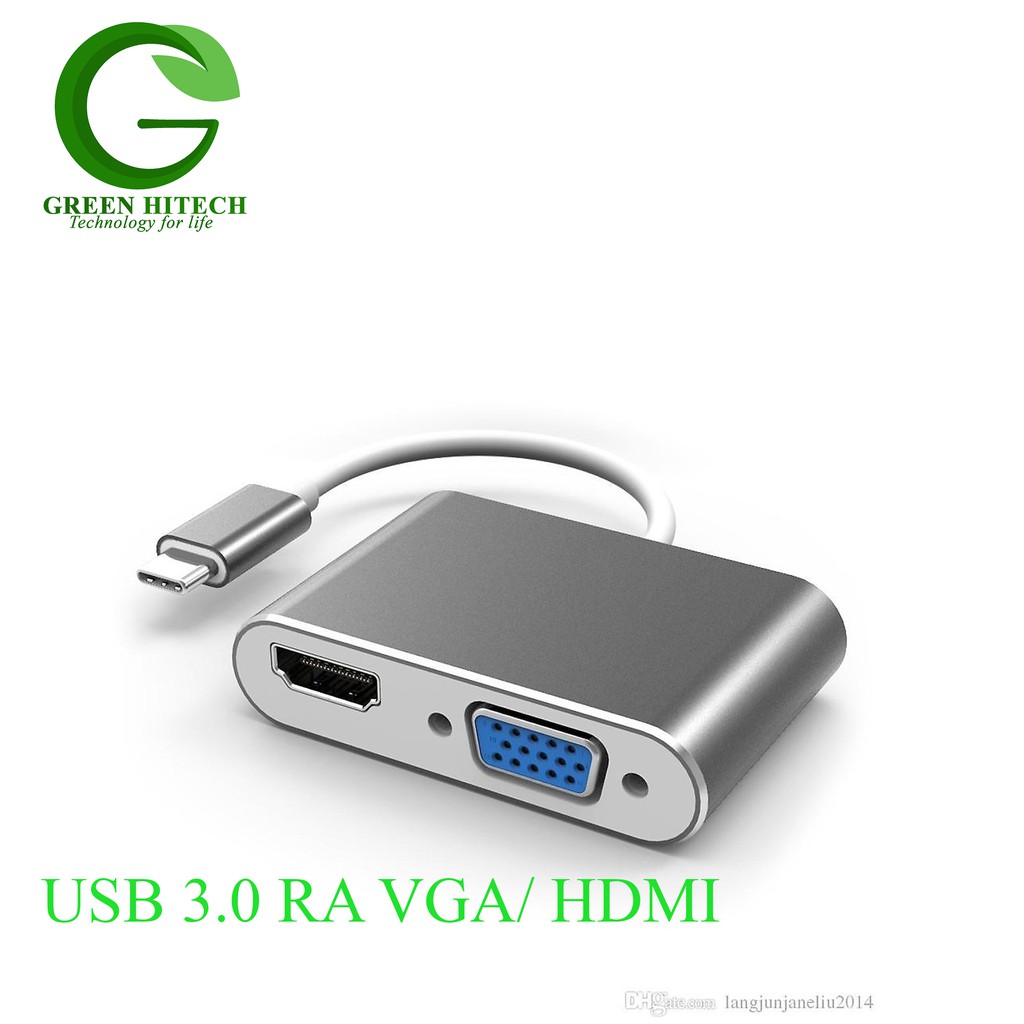 [Mã 267ELSALE hoàn 7% đơn 300K] Cáp Chuyển USB 3.0 ra HDMI và VGA- BẢO HÀNH 3 THÁNG