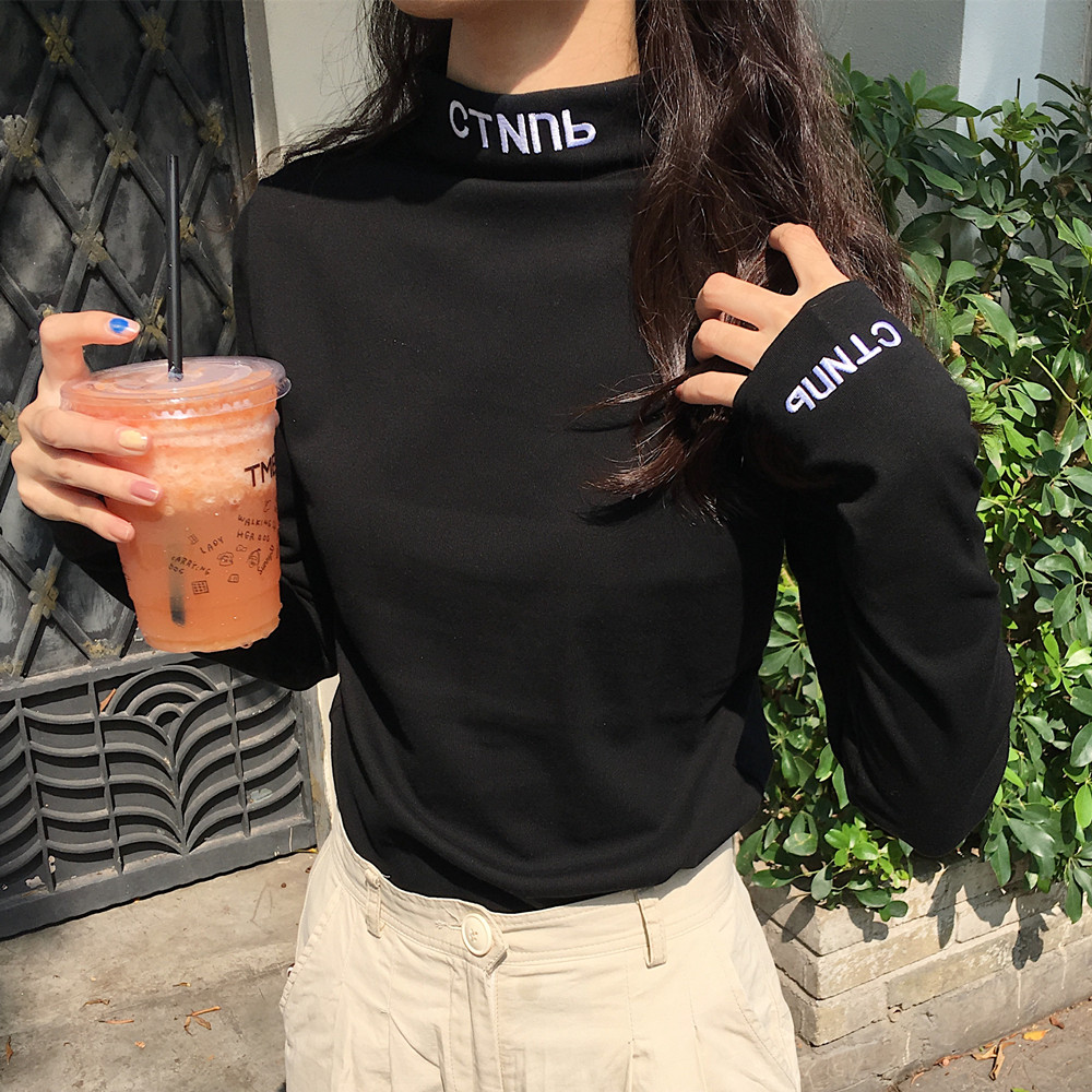 [Mã FASHIONT4WA2 giảm 10K đơn 50K] Áo Thun Tay Dài Thời Trang Mùa Thu 2020 Cho Nữ | BigBuy360 - bigbuy360.vn