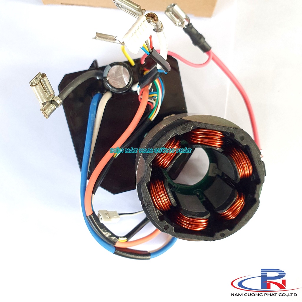 Bo mạch kèm stator máy khoan pin DHP486 XPH14 Makita 629C05-5