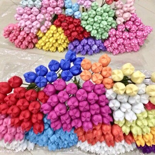 Bộ kit làm 40 hoa tulip không lá/ có lá