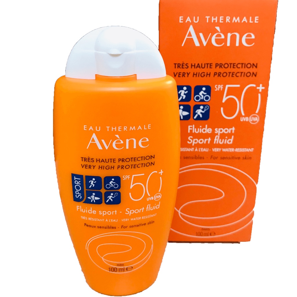 Kem chống nắng Avène sport SPF50+ nâng tone nhẹ mát mẻ cho hoạt động ngoài trời