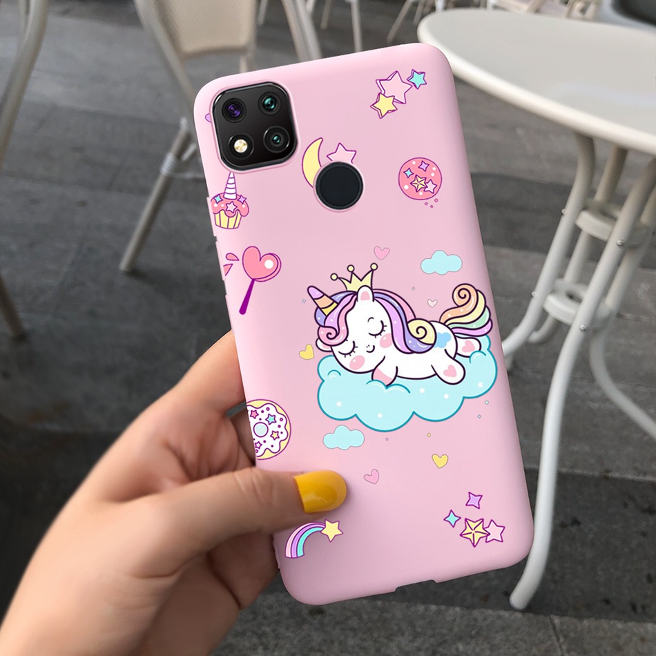 Ốp Điện Thoại Silicon Họa Tiết Hoạt Hình Dễ Thương Cho Xiaomi Redmi 9C 9A 9 9AT 9i Redmi9C NFC