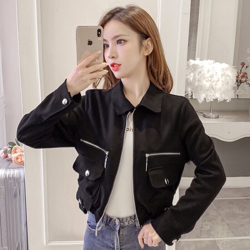 Áo khoác da lộn Hàng quảng châu loại 1