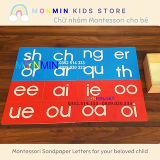 Bộ chữ nhám tiếng anh monmin