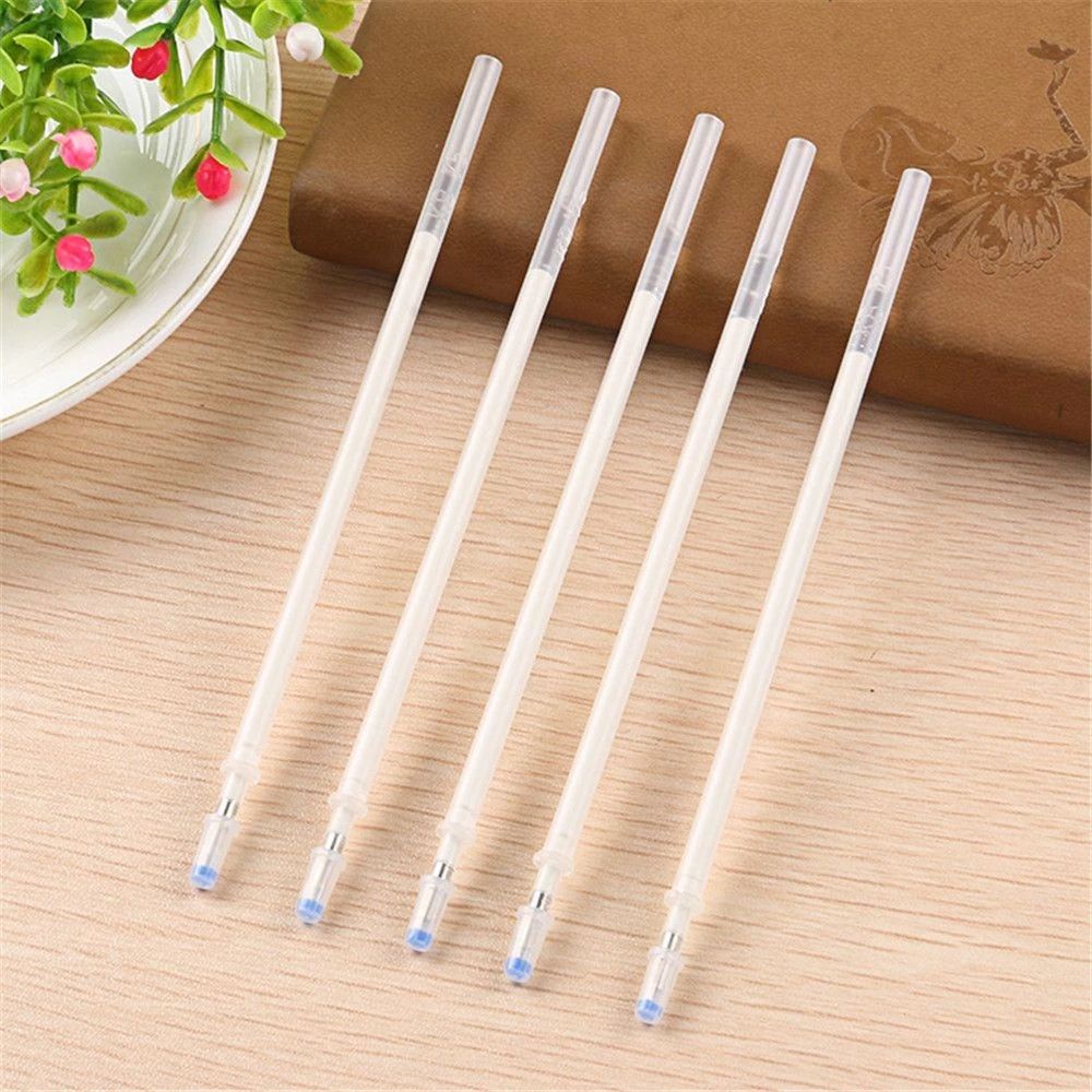Set 20 ruột bút mực gel ngòi 0.7mm màu trắng thay thế chất lượng cao DIY