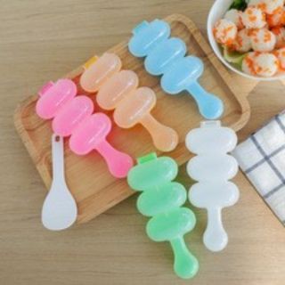 Bộ Khuôn Lắc Tạo Hình Cơm Nắm Bento Cho Bé Ăn Dặm