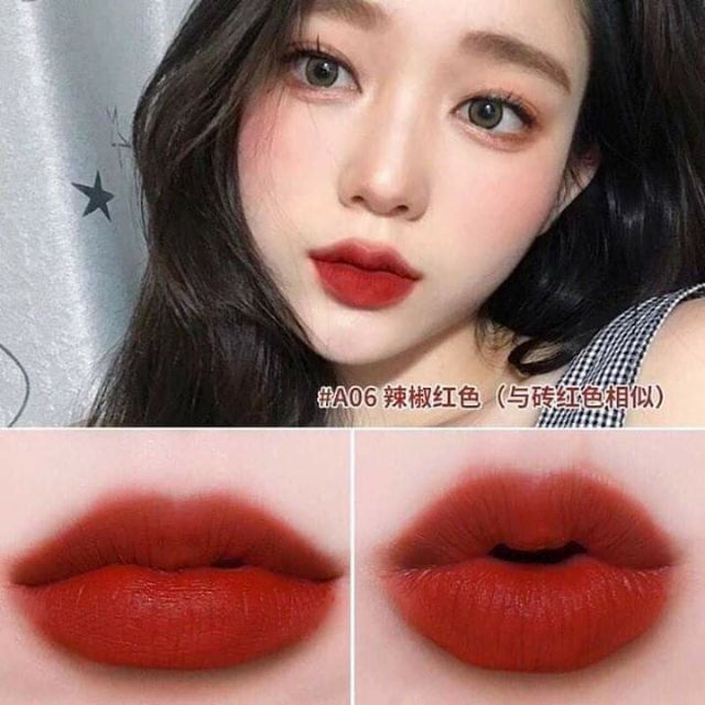 Son Black Rouge về màu A06 đẹp nhất bảng màu 🎉🎉
#160k 💸💸

-Black Rouge Air Fit Velvet A06 – ĐỎ NÂU đẹp “thần sầu”