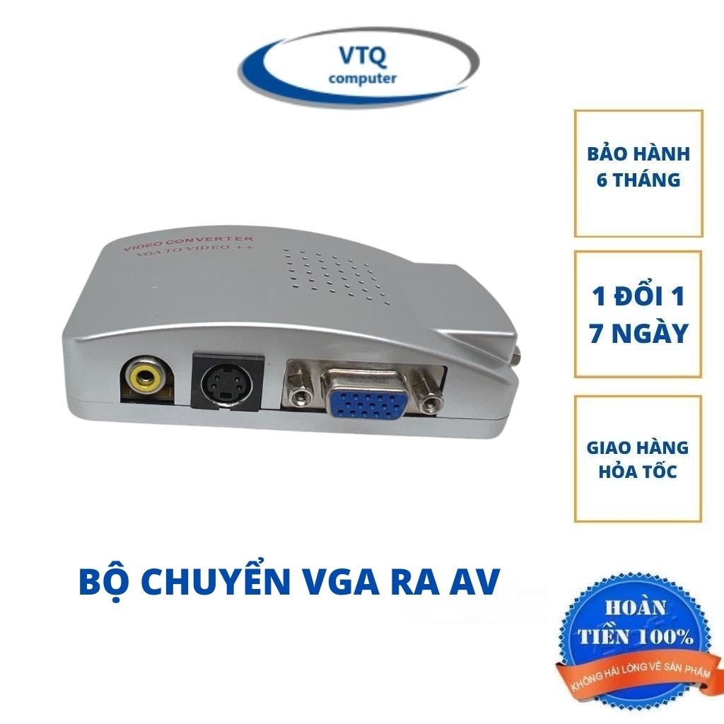 Bộ chuyển đổi VGA sang AV chính hãng tặng kèm nguồn. Bảo hành 6 tháng.shopphukienvtq