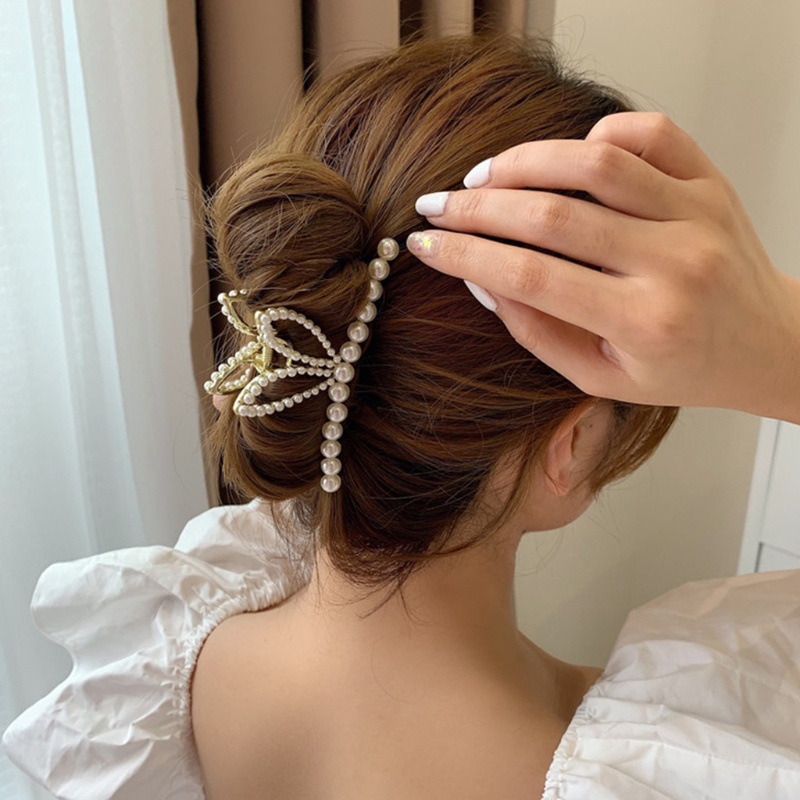 Kẹp Tóc Càng Cua Lớn Bằng Kim Loại Chống Trượt Tạo Kiểu Tóc