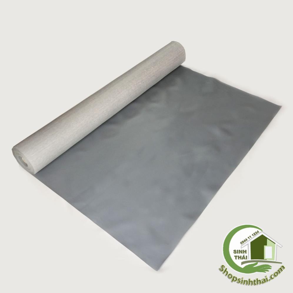 Phông nền chụp hình ảnh bằng vải giả da PVC màu xám có vân, vải da may túi, làm dép, bọc ghế sofa [1m x khổ 1,4m]