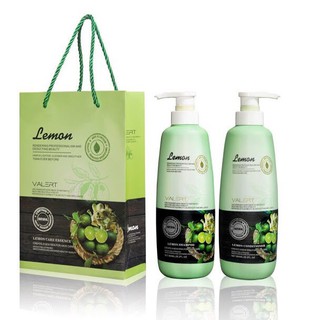 CẶP DẦU GỘI XẢ LEMON VALERT CHANH & HOA BƯỞI 800ML X 2