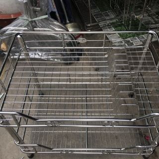 Kệ chén inox 2 tầng (40*60)