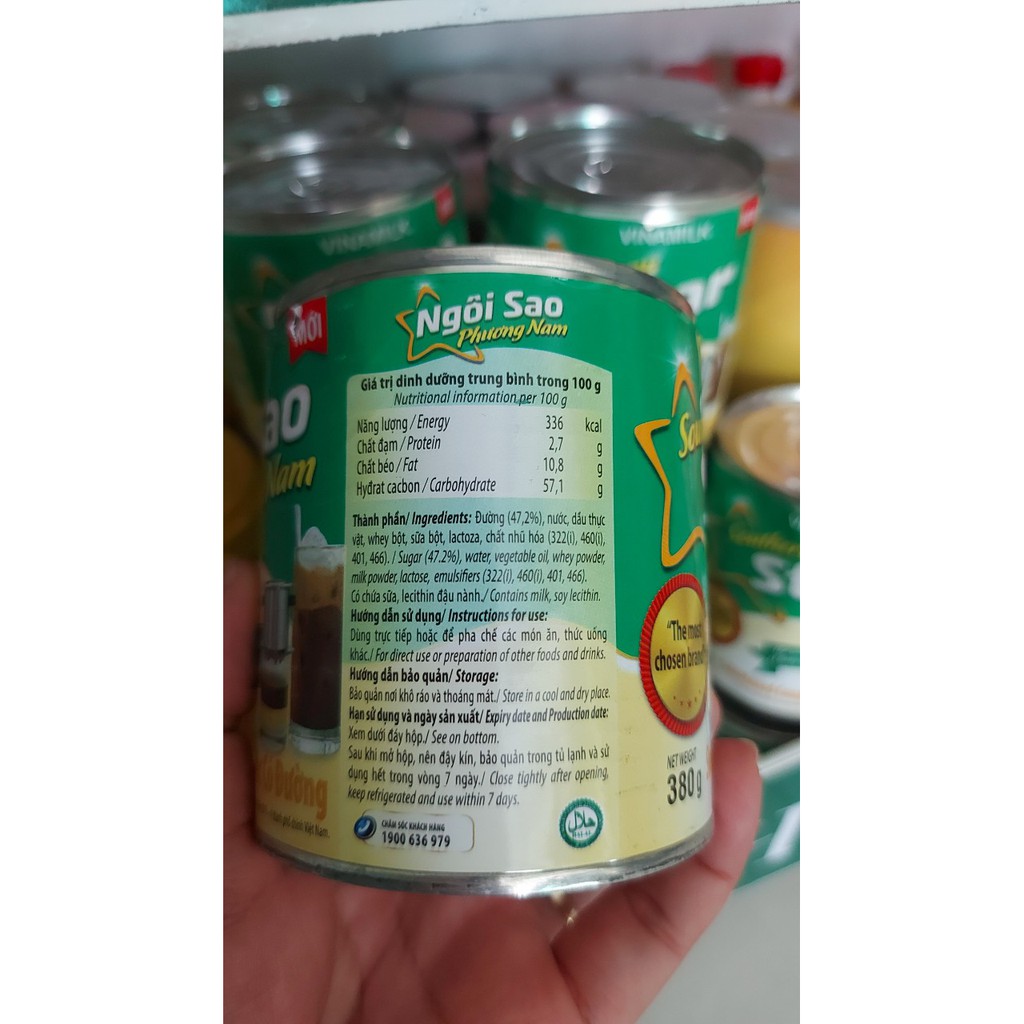 Sữa đặc Ngôi sao Phương Nam lon 380g