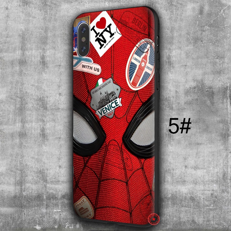 Ốp Điện Thoại Họa Tiết Spiderman Marvel Dft73 Cho Iphone Se Xr 5 5s 6 6s 7 8 11 Pro Max Plus