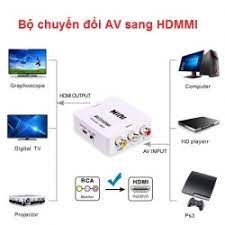 Bộ Chuyển Đổi Tín Hiệu từ AV sang HDMI, Adaptor AV Sang HDMI
