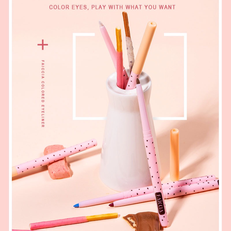 [Hàng mới về] Bút kẻ mắt lâu trôi chống thấm nước và mồ hôi màu sắc thời trang