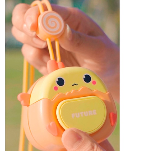Quạt mini tích điện đeo cổ không cánh siêu dễ thương sạc pin usb hot trend 2023