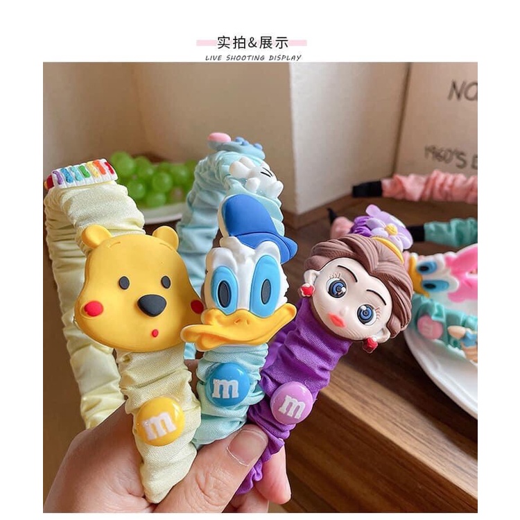 Bờm cài tóc xinh xăn dễ thương cho bạn gái Băng đô tóc nhân vật hoạt hình Disney PK36