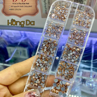Đá YHB Khay Hồng Da Mix Size.Tcong 35 màu