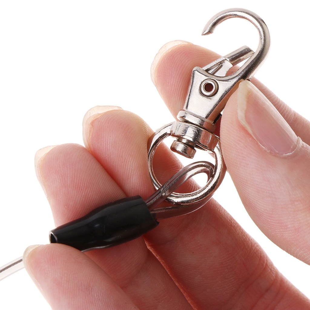 Dây câu cá dài 3m có móc khóa TPU nam châm chuyên dụng chất lượng