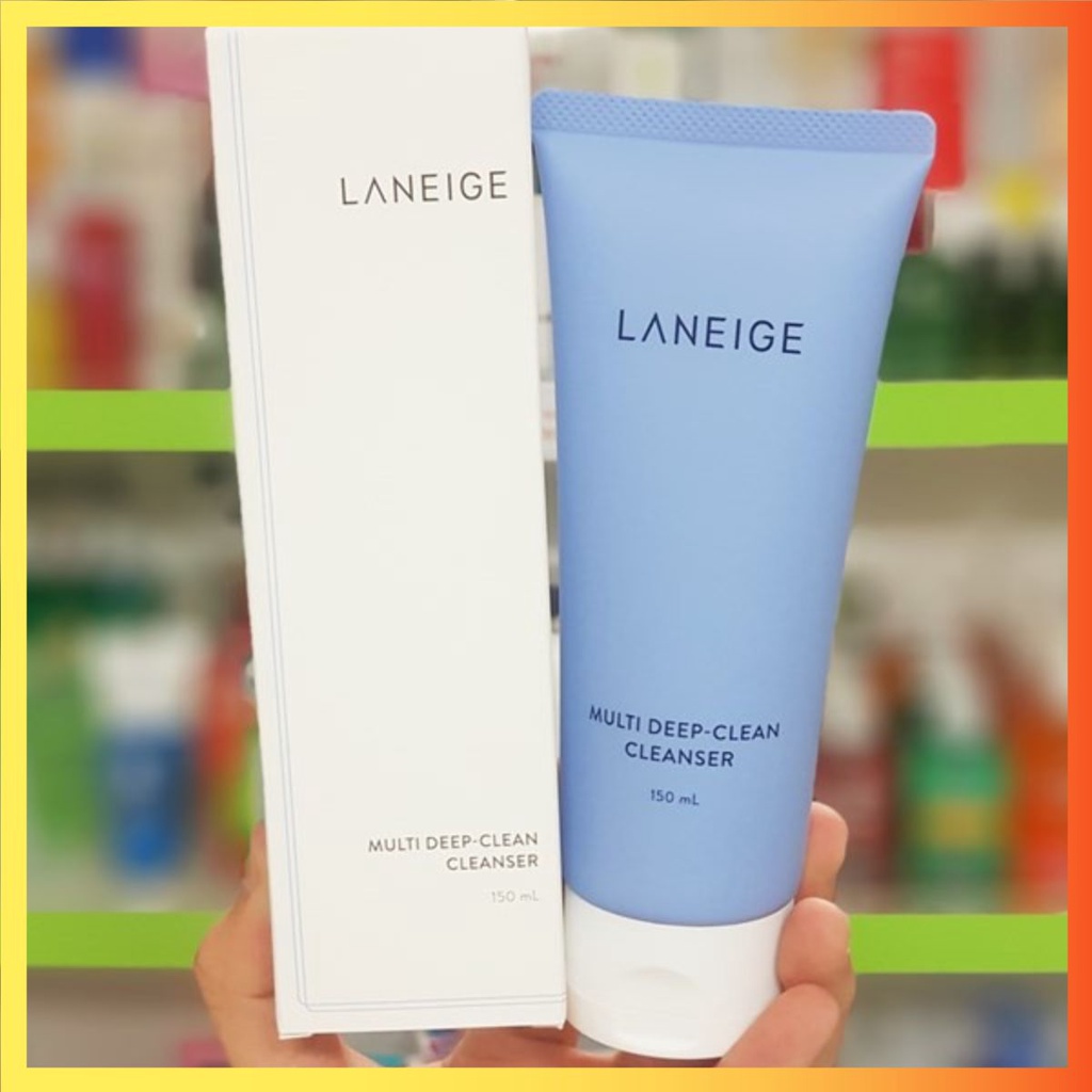 Sữa rửa mặt sạch sâu Laneige Multi Deep Clean Cleanser 150Ml ๖ⓢ