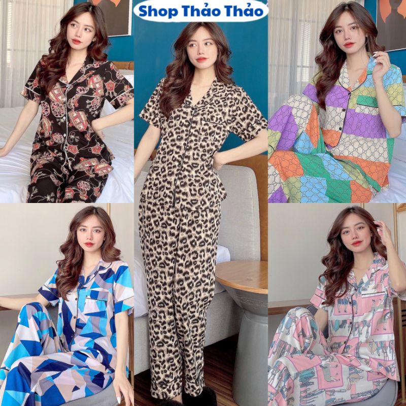 Đồ Bộ Pijama Lụa Thái Chất Mềm Mát Có Big Size 3XL🎀Giảm 10K Đơn 200K