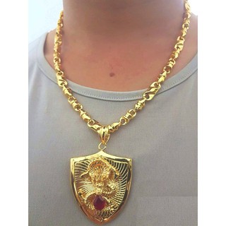Dây chuyền mặt rồng mạ vàng 18K