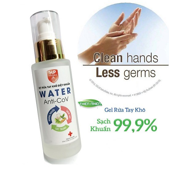 NƯỚC RỮA TAY KHÔ KHÁNG KHUẪN 99,9 PHÒNG TRỪ DỊCH BỆNH - DUNG TÍCH 30 ML | BigBuy360 - bigbuy360.vn