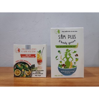 Kẹo Sâm Plus S'Body Green _Giảm Cân + tặng kèm trà hồng đào