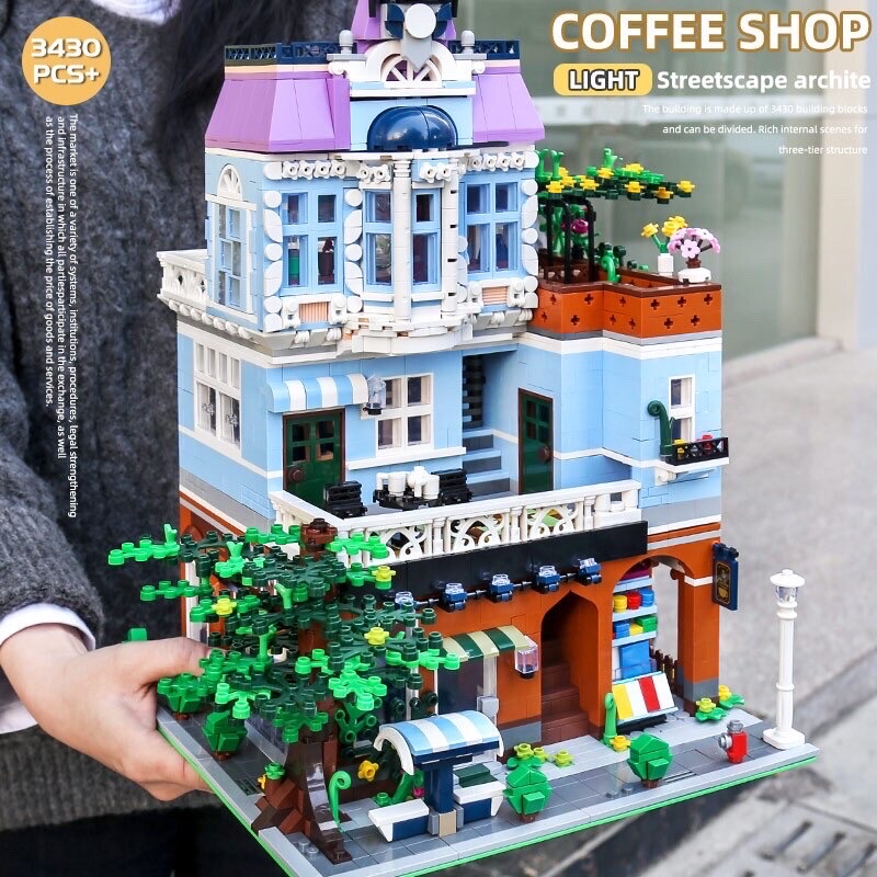 Lắp ráp mô hình nhà Creator - Mould king 16004