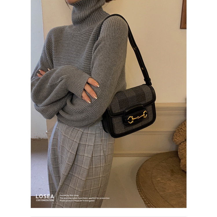 ORDER TÚI YÊN NGỰA KẺ SỌC LOSEA NỘI ĐỊA TRUNG FULL TAG + TÚI VẢI