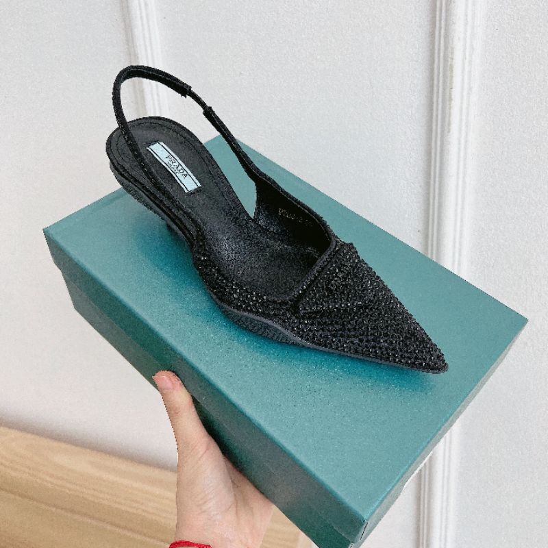 Giày prada gót nhú mẫu mới
