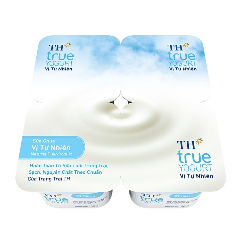 Thùng 12 Lóc Sữa Chua TH TrueMilk Có Đường/ Không Đường/ Ít Đường - 12 lóc x 400gr