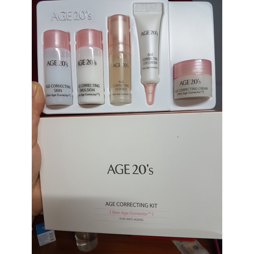 Bộ Kit Chăm Sóc Da Chuyên Sâu Chống Lão Hoá Age 20's AGE CORRECTING KIT