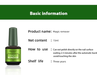 Nước phá gel móng chai 15ml