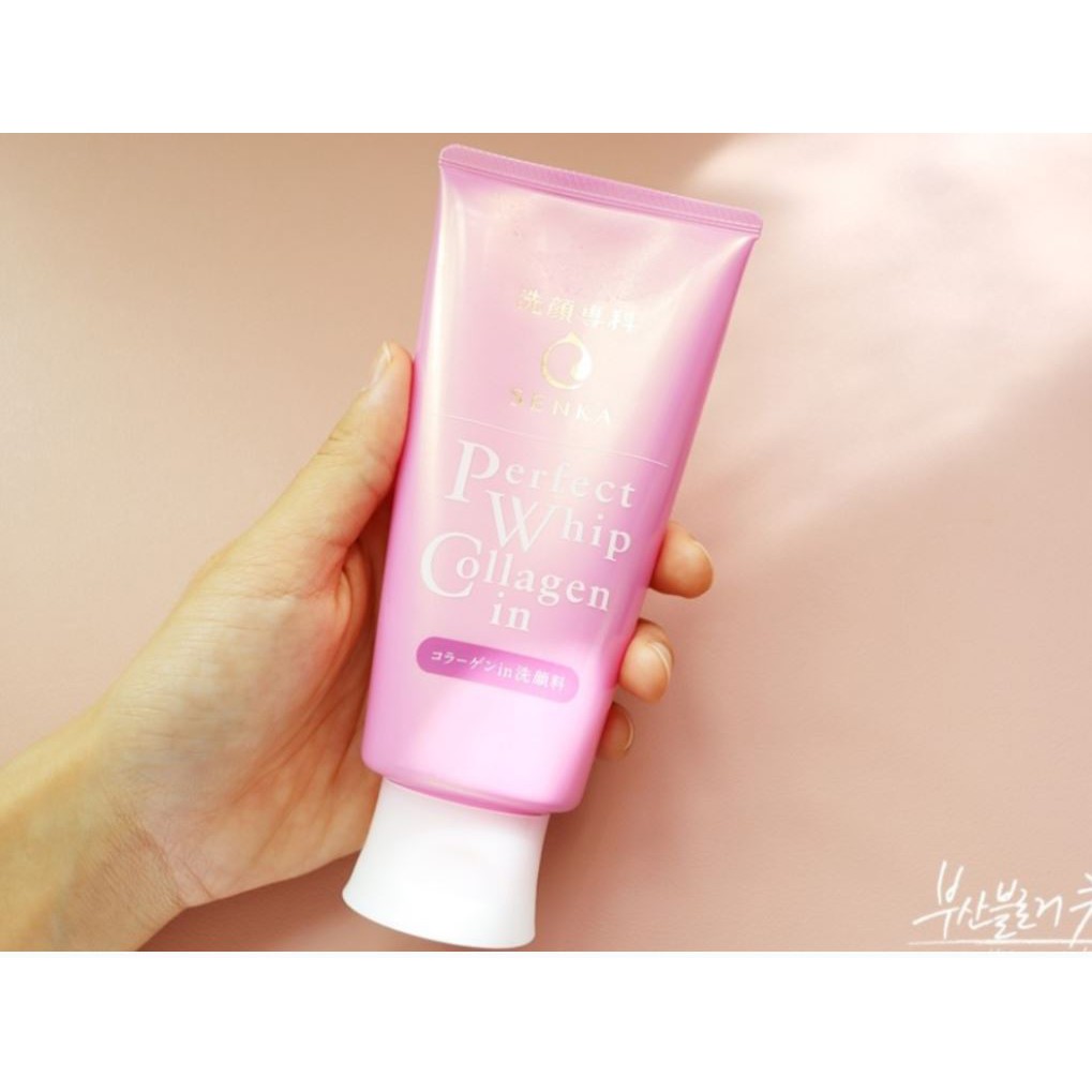 Sữa Rửa Mặt Tạo Bọt Ẩm Mịn, Săn Chắc Da Senka Perfect Whip Collagen In 120g | BigBuy360 - bigbuy360.vn