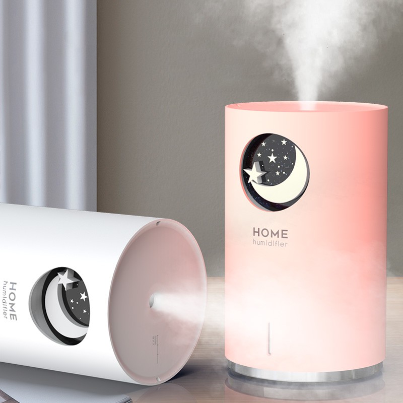 Máy phun sương Fnelse tạo độ ẩm họa tiết bầu trời sao đáng yêu chất lượng cao 700ml