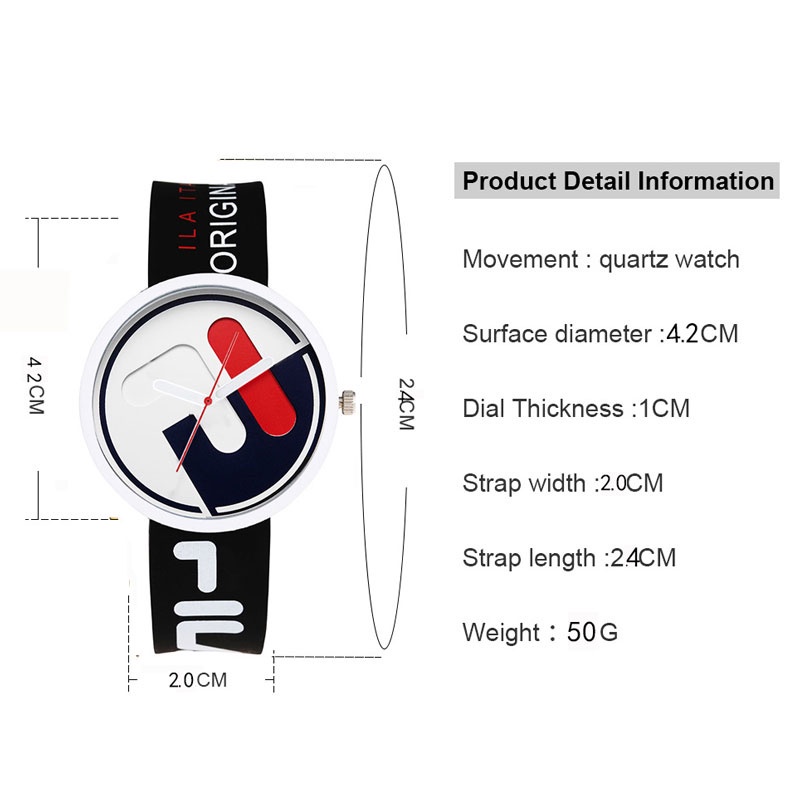 Đồng Hồ Đeo Tay Fila Thiết Kế Giản Dị Thời Trang Dành Cho Cặp Đôi