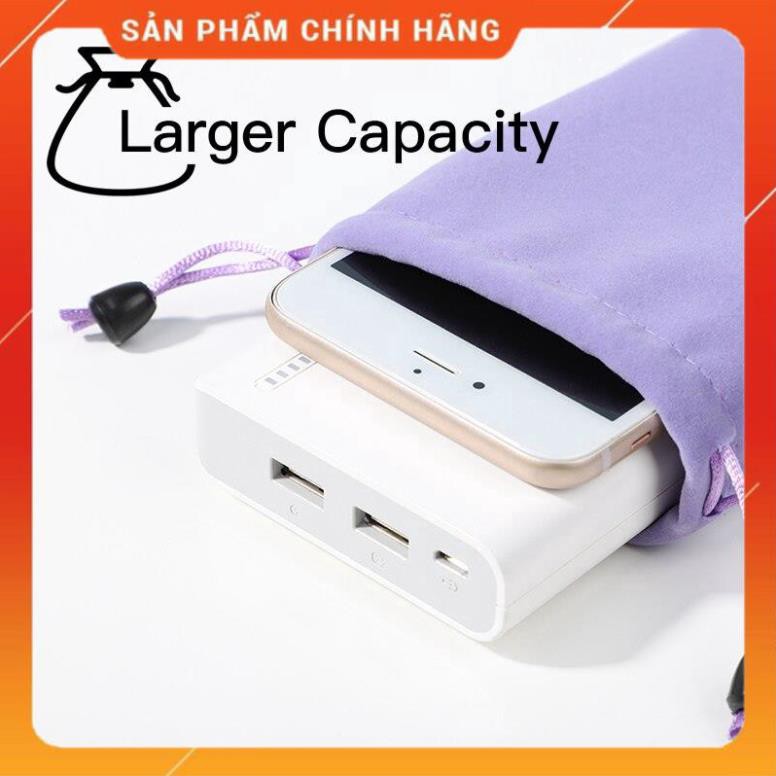 Túi Vải KUULAA Đựng Sạc Dự Phòng Và Cáp USB Chống Thấm Nước Cho iPhone Samsung Xiaomi Huawei