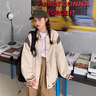 Áo khoác bomber dù unisex form rộng in logo thuê unisex nam, nữ ulzzang