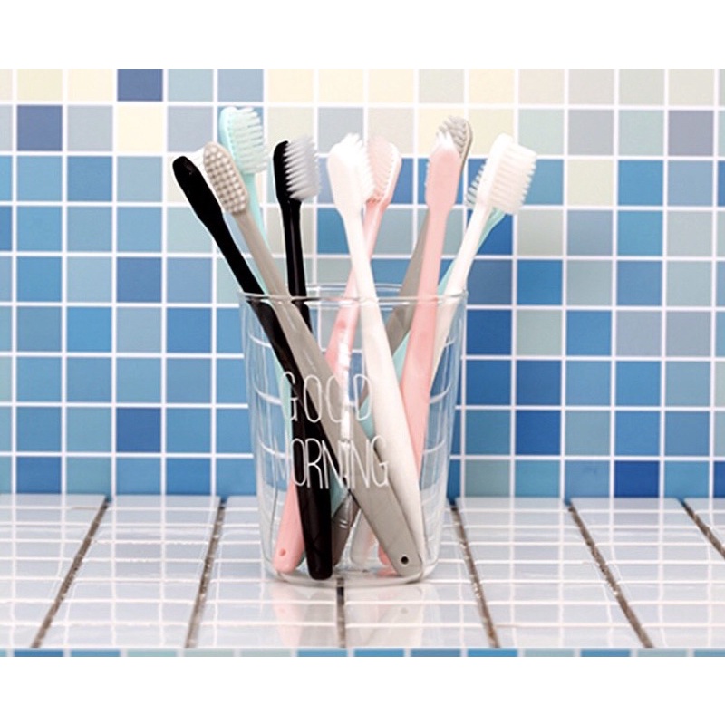 Túi 10 bàn chải đánh răng THREEPPY HÀN QUỐC cao cấp chuẩn loại 1