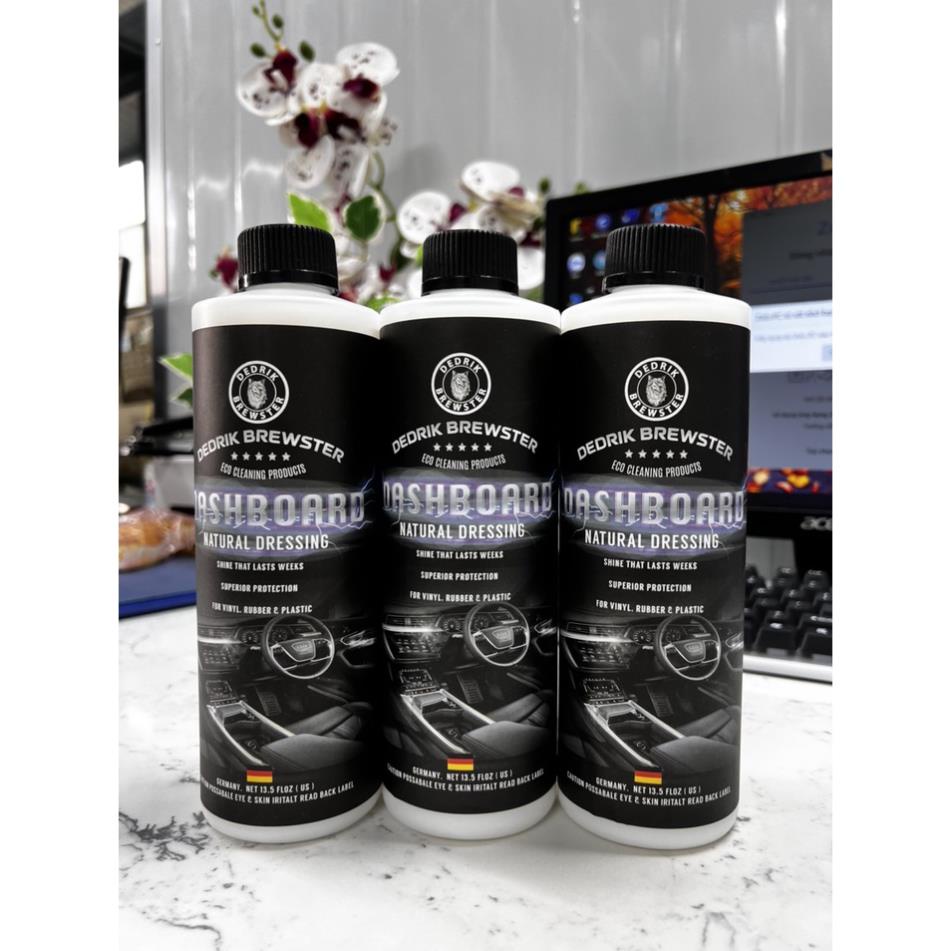 Chai Đánh Bóng Bảo Vệ Da Nhựa Gỗ DEDRIK BREWSTER, Dung Dịch Bảo Dưỡng Nhựa Và Cao Su - 500ML/120ML