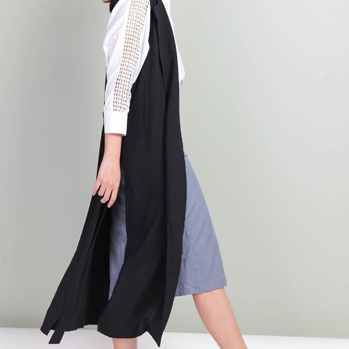 Áo Cardigan nữ không tay áo, xẻ tà | BigBuy360 - bigbuy360.vn