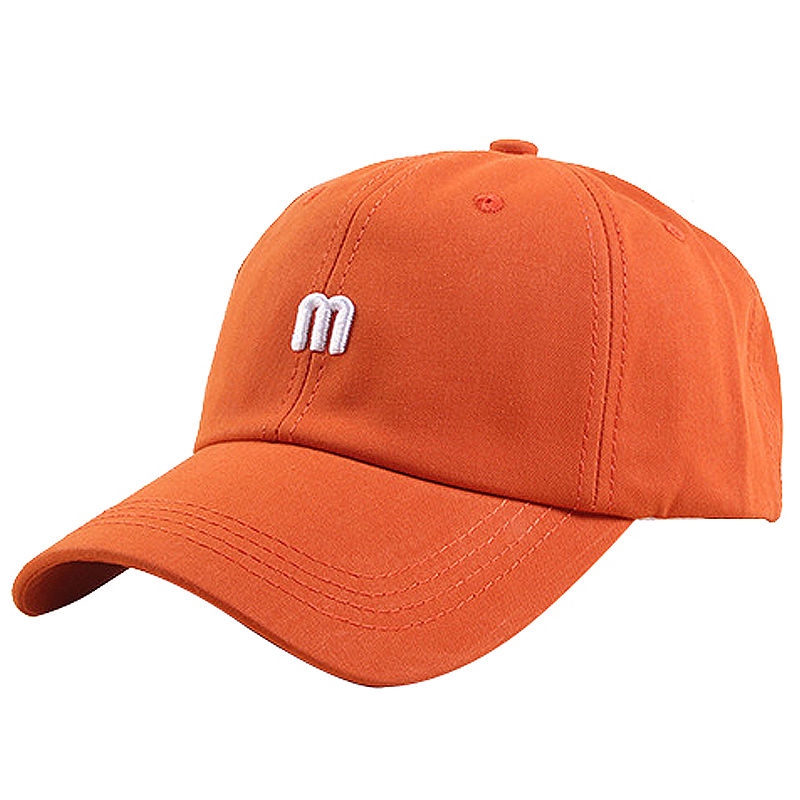 Mũ lưỡi trai thêu họa tiết chữ cái phong cách đơn giản cá tính thời trang