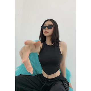 Áo Croptop Cổ Yếm Basic BLMDE